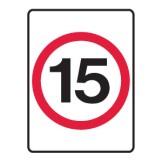 Speed Limit Sign 15km/h