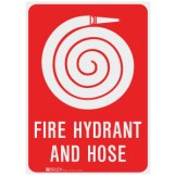 Fire Equipment Signs - Fire Hydrant & Hose (With Picto)