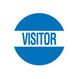 Hard Hat Specialty Emblems - Visitor