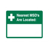 Nearest MDSD's Are Locted: Signs