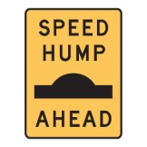 Speed Hump Ahead Sign