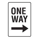 One Way Arrow Right Sign