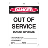 Large Economy Lockout Tags - Out Of Service