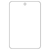 Large Economy Lockout Tags - Blank White