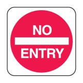 No Entry Sign 750x750 C2 Ref Aluminium