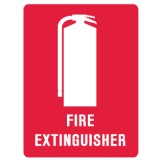 Fire Extinguisher Labels SAV 90x125mm Pack 5
