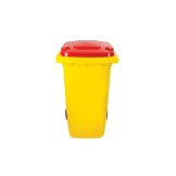 Wheelie Bin 120Lt with Red Lid