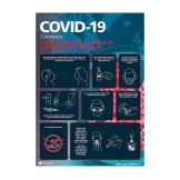 COVID-19 Steps To Minimise the Chance Of Contracting The Virus Poster - A2