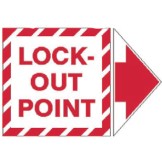 Add-An Arrow Lockout Labels - Lock-Out Point