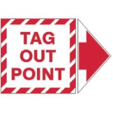 Add-An Arrow Lockout Labels - Tag Out Point