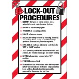 Arc Flash & Lockout Labels - Lock-Out Procedures..