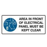 Area In Front Of Electrical Panel Must Be Kept Clear