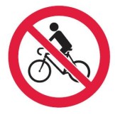 No Bicycles-Picto Only