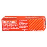 Betadine Cold Sore Ointment 7.5g