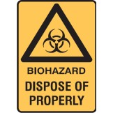 Biohazard Dispose Of Properly