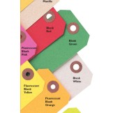Blank Coloured Tags - 54 x 108mm