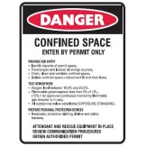 Confined Space Enter By Permit Only Etc