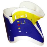 Cervical Collar Fac Blue & Yellow
