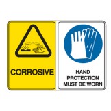 Corrosive / Hand Protection Must Be Worn