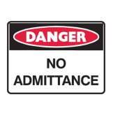 Danger No Admittance