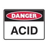 Dangerous Goods Signs - Danger Sign Acid