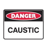 Dangerous Goods Signs - Danger Sign Caustic