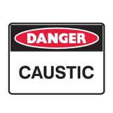 Dangerous Goods Signs - Danger Sign Caustic