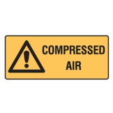 Dangerous Goods Signs - Warning Sign Compressed Air