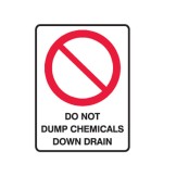 Do Not Dump Chemicals Down Drain