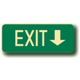 Exit Sign - Exit Arrow Down