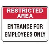 Entrance For Employees Only