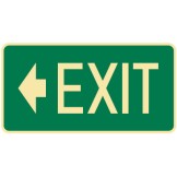 Exit & Evacuation Signs - Exit Arrow Left