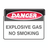 Explosive Gas No Smoking