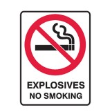 Explosives No Smoking