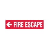 Fire Equipment Signs - Fire Escape Arrow Left