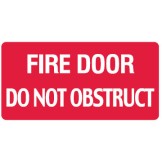 Fire Equipment Signs - Fire Door Do Not Obstruct