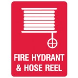 Fire Equipment Signs - Fire Hydrant & Hose Reel (With Picto)