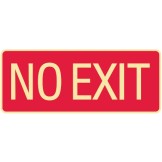Fire Equipment Signs - No Exit