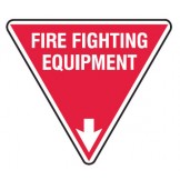 Fire Equipment Triangle Signs - Fire Fighting Equipement