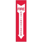 Fire Pointer Equipment Signs - Fire Extinguisher Arrow Down