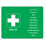 First Aid - Multilingual Signs