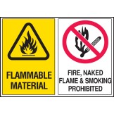 Flammable Material / Fire, Naked Flame And Smoking Prohibited