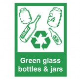 Green Glass Bottles And Jars