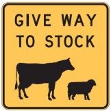 Give Way To Stock Sign