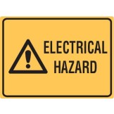 Electrical Hazard Labels 90x125 SAV Pk5