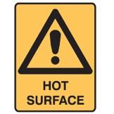Hot Surface W/Picto - Ultra Tuff Signs