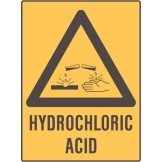 Hydrochloric Acid - Warning Sign