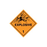 Dangerous Goods Labels & Placards - Explosive 1