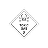 Dangerous Goods Labels & Placards - Toxic 2