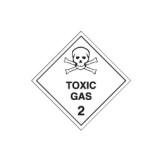 Dangerous Goods Labels & Placards - Toxic 2